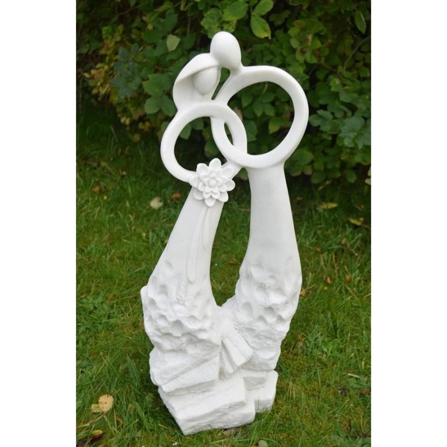 "Modern Poly Resin Wedding Garden Statue – Elegant Outdoor Sculpture by STATUES & SCULPTURES"